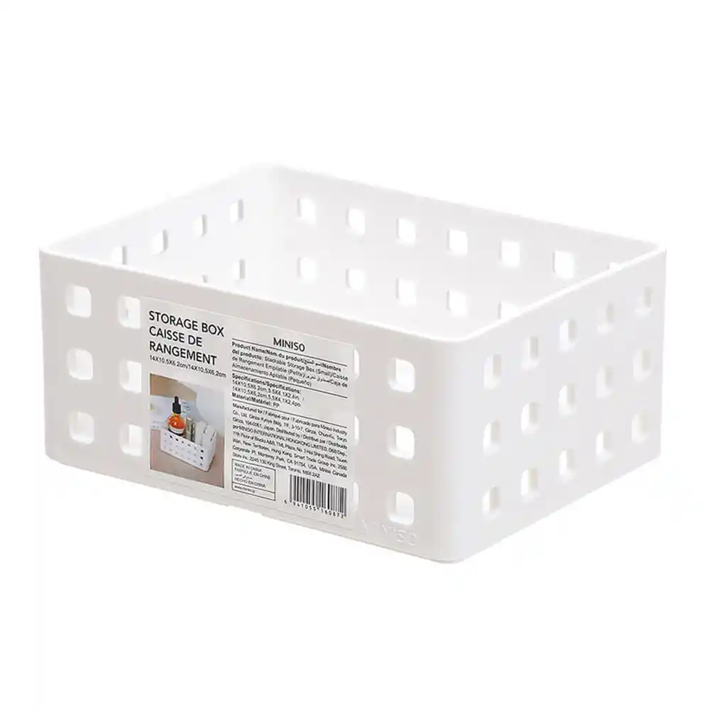 Miniso Caja de Almacenamiento Apilable Pequeña