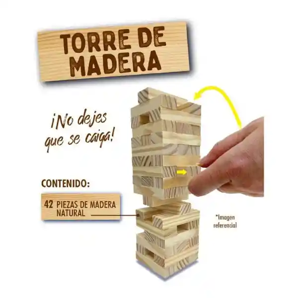 Toyng Juego de Mesa Torre Natural Chica