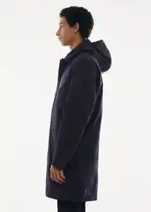 Abrigo Parka Edgy Navy Talla L Hombre Mango