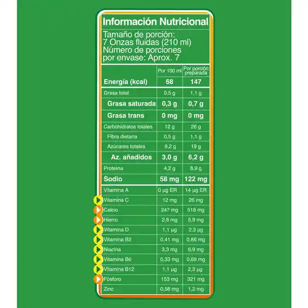 Modificador de leche MILO a base de malta y cocoa x 150g