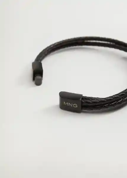 Pulsera Hook Negro Talla 99 Hombre Mango