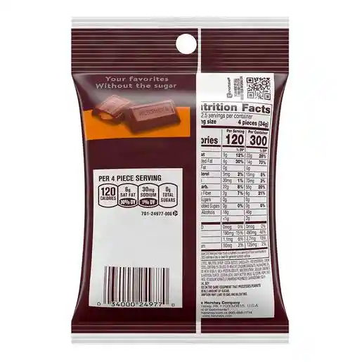 Hersheys Chocolate Sugarfre