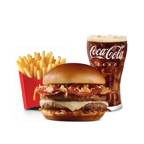 McCombo mediano Crispy Onion Barbecue 2 Carnes