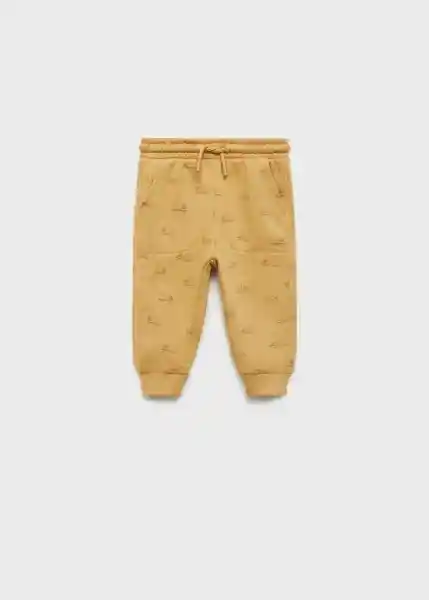 Pantalón Aop Truck Ocre Talla 97 Niños Mango