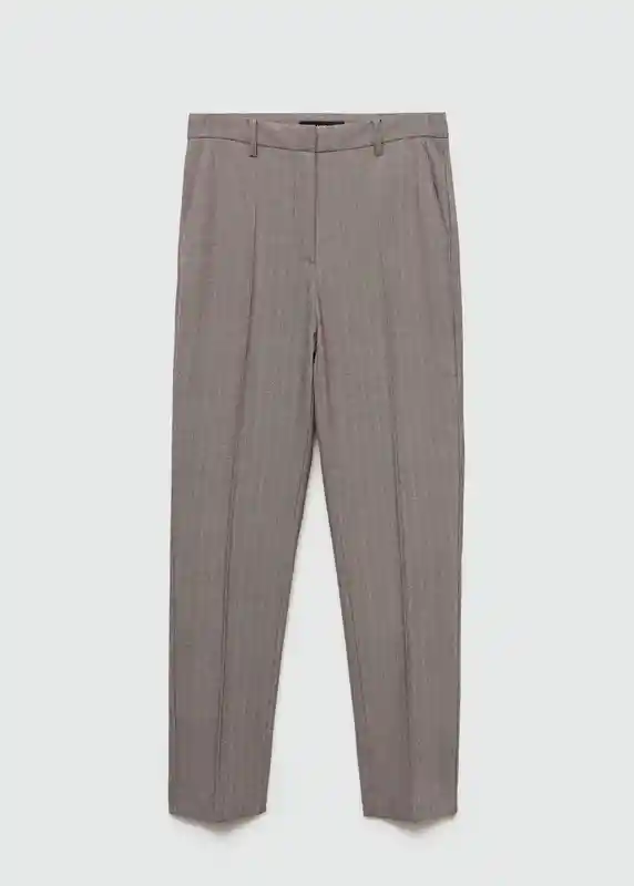 Pantalón Warm Beige Talla 42 Mujer Mango