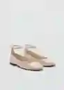 Zapatos Gigi Beige Talla 38 Mujer Mango