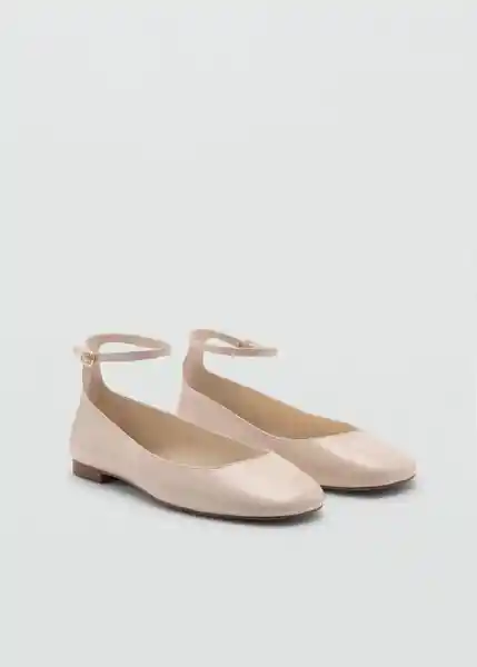 Zapatos Gigi Beige Talla 38 Mujer Mango