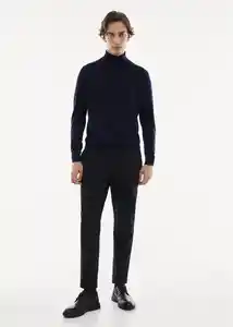 Buzo Jersey Willyt Navy Talla L Hombre Mango