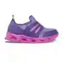 Los Gomosos Tenis Con Luces Trebic Niña Morado Talla 23