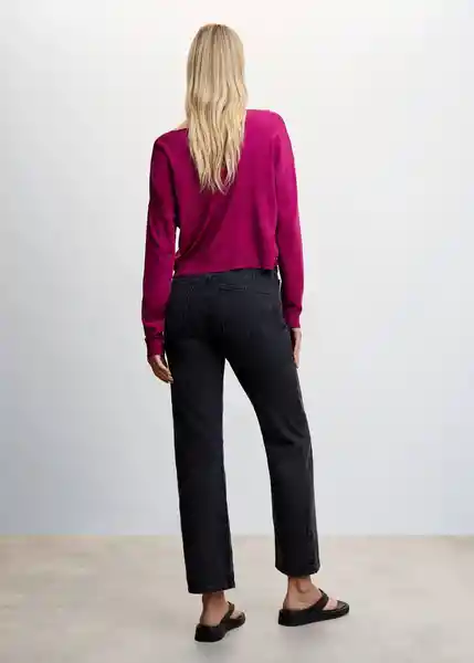 Jersey Crayon2 Fucsia Talla S Mujer Mango