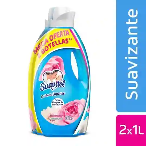 Suavizante Suavitel Cuidado Superior Fresca Primavera 2 x 1 L