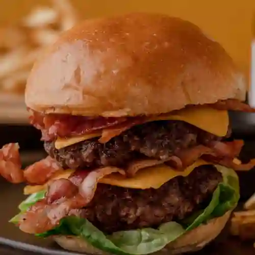 Hamburguesa Clásica Doble Carne