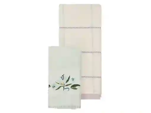 Set Toallas Visita Blanco Casaideas