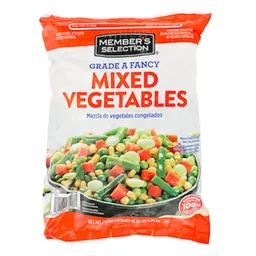 Members Selection Mezcla de Vegetales Congelados Grade a Fancy en Bolsa Resellable
