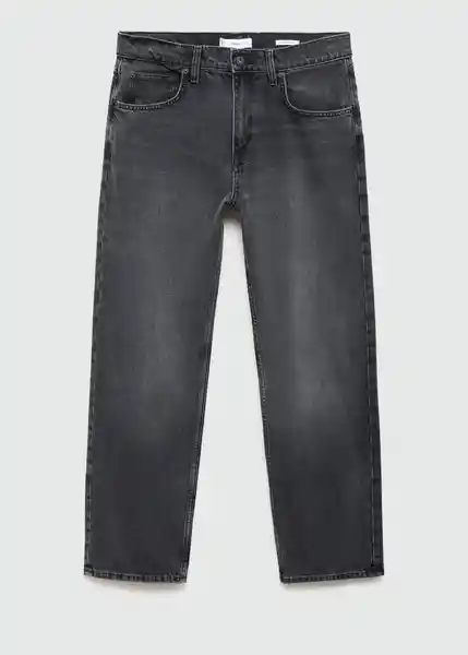 Jean Moby Tejano Gris Oscuro Talla 36 Hombre Mango