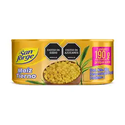 Maiz Tierno San Jorge 2 Latas x 190gr