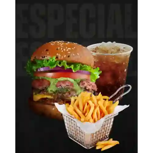 Chimi Chori + Papas + Té