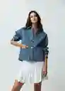 Chaqueta Glowie Mujer Azul Indigo Medio Talla S Naf Naf