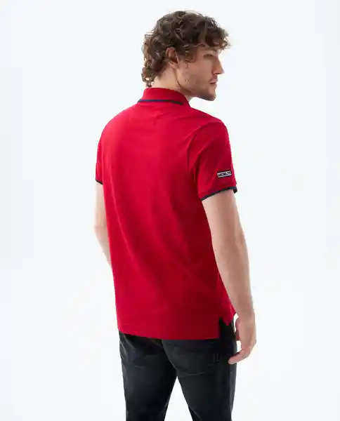 Camiseta Hombre Rojo Talla L 800G001_ROJ191758 Americanino