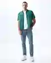 Camisa Hombre Verde Talla L 811G001_VER195420 Americanino