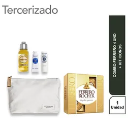 Combo Ferrero 4 Und + Kit Iconos Loccitane