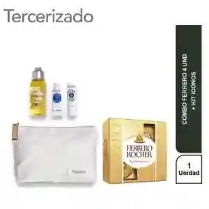 Combo Ferrero 4 Und + Kit Iconos Loccitane