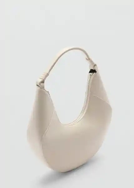 Bolso M Lolo Off White Talla 99 Mujer Mango