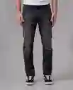 Jeans Slim Hombre Negro Refinado Ultraoscuro T 38 76643 Rifle