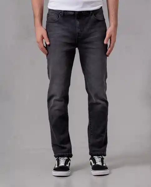 Jeans Slim Hombre Negro Refinado Ultraoscuro T 38 76643 Rifle