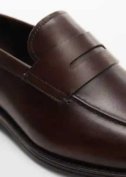 Zapatos Estoril Marron Talla 40 Hombre Mango