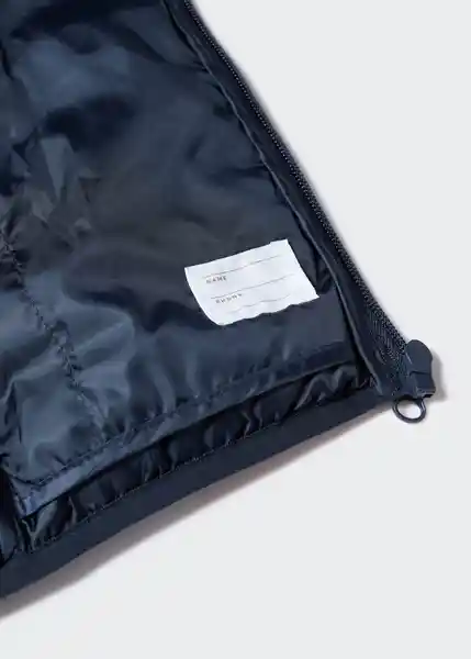 Abrigo Anorak Unicob Navy Talla 70 Niños Mango