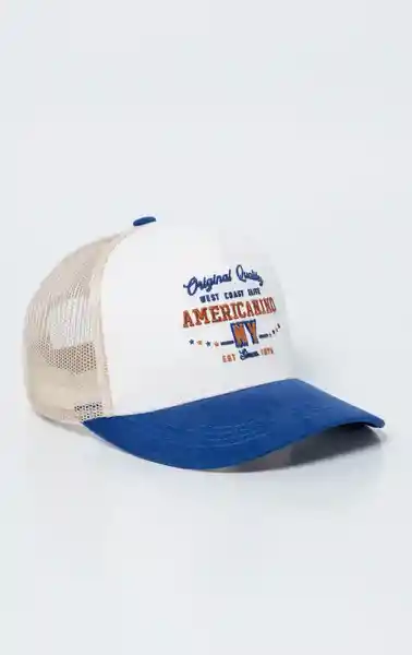 Gorra Unisex Azul Talla M 752G504_AZU194023 Americanino