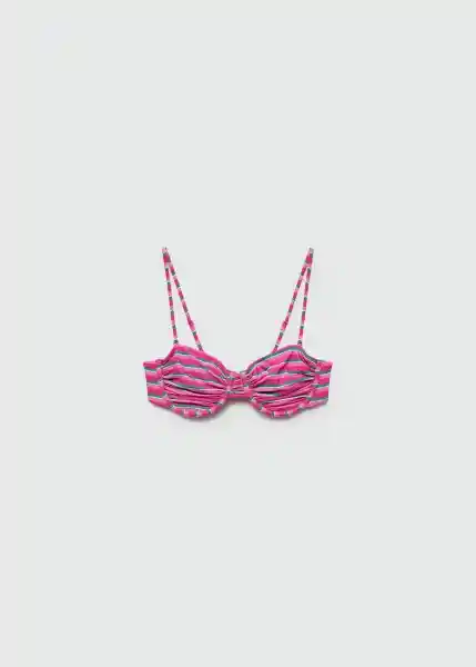 Top Bikini Funky Fucsia Talla S Mujer Mango