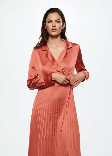 Vestido Dancer-A Naranja Talla Xs Mujer Mango