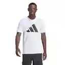 Adidas Camiseta Tr-es Fr Logo Para Hombre Blanco Talla L