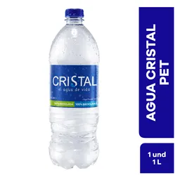 2 x Agua Cristal Pet x 1 L