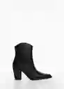 Botines Larson1 Negro Talla 38 Mujer Mango