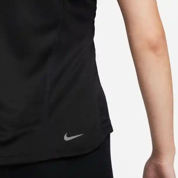 Nike Camiseta Fast Manga Corta Top Negro Para Mujer Talla S