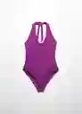 Vestido de Baño Costap Morado Talla 26 Mujer Mango