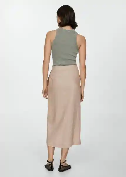 Falda Pareo Piedra Talla 18 Mujer Mango