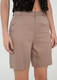 Short Gaby Mujer Crudo Novia Claro Talla 4 459g303 Naf Naf