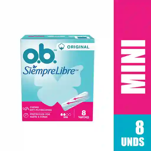 O.b Tampones Mini Siempre Libre Original