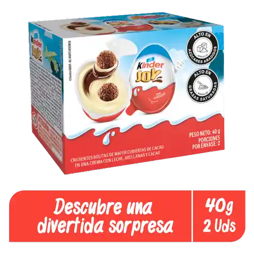Kinder Huevo de Chocolate Joy para Niño