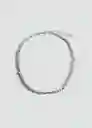 Collar Jolie Plata Talla 99 Mujer Mango