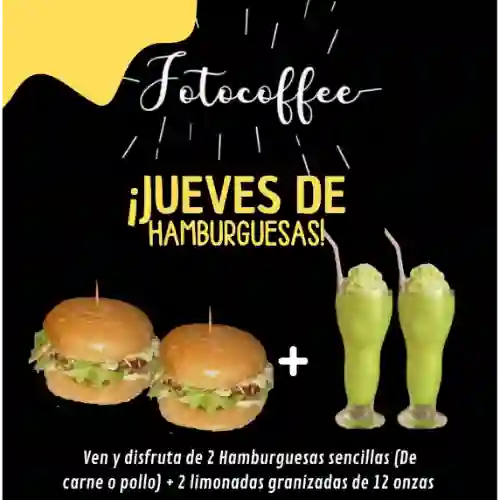 Super Promo Hamburgesa + Granizada