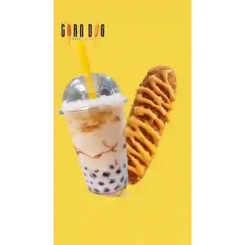 Bubble Tea + Corndog Basic Mitad