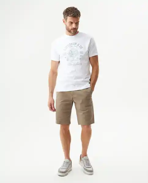 Short Colors Rocket Gris Marta Medio Talla 34 Chevignon