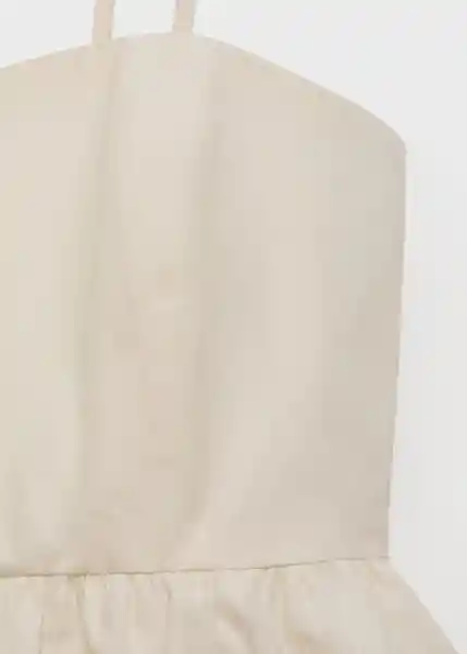 Vestido Bari Offwhite Talla XS Mujer Mango