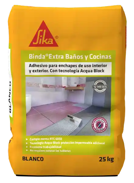 Sika Adhesivo para Enchapes Binda Extra 