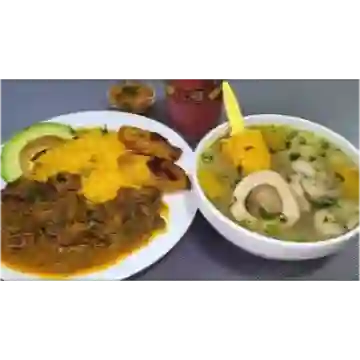 Almuerzo Del Día Carne Asada